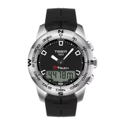 Tissot T-Touch II Acciaio T047.420.17.051.00 - cinturino e quadrante nero - cassa acciaio